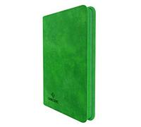 Gamegenic Premium Quality Zip Up 8-Pocket Green Album with 20 Side-Loading Pages