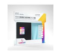 Gamegenic Prime Double Sleeving Pack 100 - Clear & Black (2 x 100c