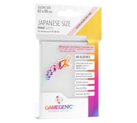 Gamegenic Prime Japanese Size Card Sleeves | 60 Pack of 62 mm by 89 mm Card Sleeves | Premium Quality Card Game Holder | Use with TCG and LCG Games | White Color | Made by Gamegenic