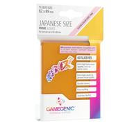 Gamegenic Prime Japanese Sized Sleeves Orange - Multi-language (Includes Spanish)
