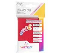 Gamegenic Prime Japanese Sized Sleeves Red - Multi-Language (Includes Spanish)