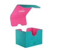 Gamegenic, Sidekick 100+ XL Exclusive Line Teal/Pink, up to 100 Double-Sided Cards, Colour: Turquoise / Pink