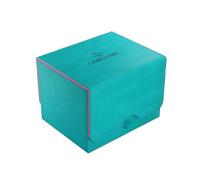 Gamegenic, Sidekick 100+ XL Exclusive Line Teal/Pink, up to 100 Double-Sided Cards, Colour: Turquoise / Pink