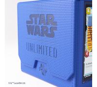 Gamegenic | Star Wars Unlimited Double Deck Pod - Blue | Trading Card Accessory