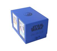 Gamegenic | Star Wars Unlimited Double Deck Pod - Blue | Trading Card Accessory