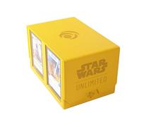 Gamegenic | Star Wars Unlimited Double Deck Pod - Yellow | Trading Card Accessory