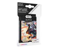 Gamegenic Star Wars Unlimited Mandalorian ART SLEEVES - Officially Licensed Pack of 60 Art Sleeves and 1 Clear Sleeve, Optimised Size for Star Wars Unlimited and Other TCG and LCG Games, Made