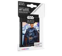 Star Wars Unlimited Moff Gideon Art Sleeves - Officially Licensed Pack of 60 Art Sleeves and 1 Clear Sleeve, Optimised Size for Star Wars Unlimited and Other TCG and LCG Games, Made by Gamegenic