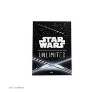 Gamegenic | Star Wars: Unlimited Premium Art Sleeves - Card Back Black | Trading Card Game Accessory