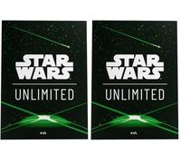 Gamegenic | Star Wars: Unlimited Premium Art Sleeves - Card Back Green | Trading Card Game Accessory (Pack of 2)