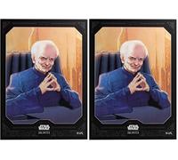Gamegenic | Star Wars: Unlimited Premium Art Sleeves - Chancellor Palpatine | Trading Card Game Accessory (Pack of 2)
