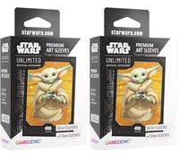 Gamegenic | Star Wars: Unlimited Premium Art Sleeves Set 5 - Grogu | Trading Card Accessory (Pack of 2)