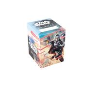 Gamegenic Star Wars Unlimited SOFT CRATE - Full-Colour Printed & Officially Licensed Durable Deck Box, Holds 60 Double-Sleeved Cards, Perfect for TCGs and LCGs, Mandalorian/Moff Gideon Design, Made