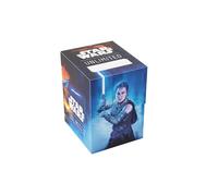 Gamegenic Star Wars Unlimited SOFT CRATE - Full-Colour Printed & Officially Licensed Durable Deck Box, Holds 60 Double-Sleeved Cards, Perfect for TCGs and LCGs, Rey/Kylo Ren Design, Made