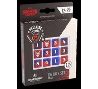 ggs50030ml - D6 dice set 16 mm - stranger things - hellfire club