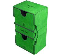 GAMEGENIC STRONGHOLD 200-CARD CONVERTIBLE DECK BOX GREEN