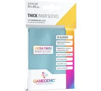 GAMEGENIC THICK INNER CARD SLEEVES CLEAR (PACK OF 50)