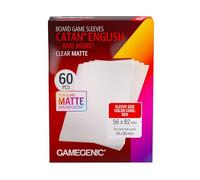 Gamegenic | Unit Catan Board Game Sleeves Matte-60 Pack | Gaming Accessory | Catan board game players can protect their cards with these quality Gamegenic card sleeves.