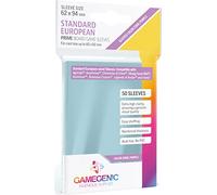 GAMEGEN!C - Prime Standard European-Sized Sleeves 62 x 94 mm (50), Colour Clear (GGS10049ML)