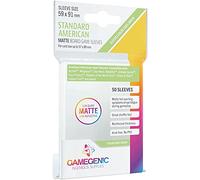 Gamegenic 50 Pack 59 x 91 mm Green Standard American Matte Board GameSleeves