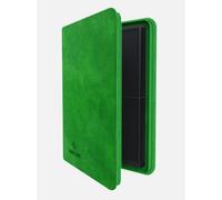 Gamegenic Premium Quality Zip Up 8-Pocket Green Album with 20 Side-Loading Pages