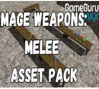 GameGuru MAX - Low Poly Asset Pack - Mage Weapons: Melee DLC PC Steam CD Key