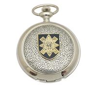 Gamekeepers Cottage gifts Black Watch Pocket Watch Pewter Fronted Quartz Personalised Gift ME31