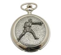 Gamekeepers Cottage gifts Boxer Pocket Watch Pewter Fronted Quartz Personalised Gift 43