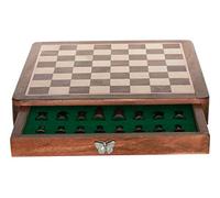 Gamekeepers Cottage gifts Butterfly S Square Wooden Chess Set and Magnetic Board FREE Engraving 52