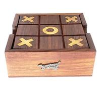 Gamekeepers Cottage gifts Cornwall Wooden Noughts & Crosses & Solitaire Game With FREE ENGRAVING 440