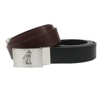 Gamekeepers Cottage gifts Egyptian Cat Leather Belt and Metal Buckle Set in Gift Pouch Men's Fashion 738
