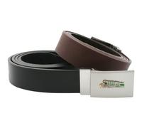 Gamekeepers Cottage gifts Flying Scotsman Enamel Stylish Men's Leather Belt and Buckle Set Brown or Black Gift 135