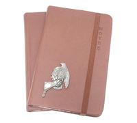 Gamekeepers Cottage gifts Hawk On Glove Pair of Notebooks A6 or A5 Notepad Multiple Colours Gift 468
