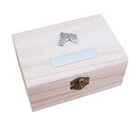 Gamekeepers Cottage gifts Horse Head Wooden Pet Ashes Urn or Burial Cast with FREE Engraving Message 185