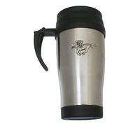 Gamekeepers Cottage gifts Horse Racing Insulated Travel Mug Stainless Steel Personalised Gift 187