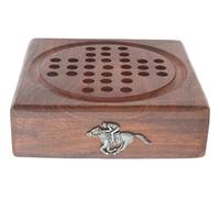 Gamekeepers Cottage gifts Horse Racing Wooden Solitaire Set Pub Board Game With FREE ENGRAVING 187