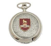 Gamekeepers Cottage gifts Pay Corps Pocket Watch Pewter Fronted Quartz Personalised Gift ME46