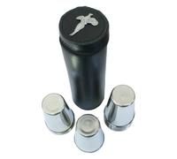 Gamekeepers Cottage gifts Pheasant Shooting Numbered peg Finder Stirrup Cups 1-10 in Leather case