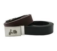 Gamekeepers Cottage gifts Retro Moped Adjustable Leather Belt and Buckle Set in a Gift Pouch 212