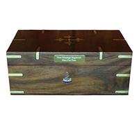 Gamekeepers Cottage gifts Royal Navy Crown and Anchor Wooden Memory Box With Free Engraving Gift ME1