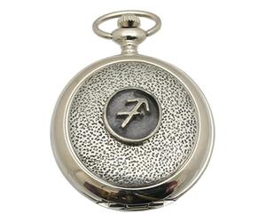 Gamekeepers Cottage gifts Sagittarius Zodiac Pocket Watch Pewter Fronted Quartz Personalised Gift 309