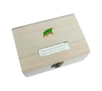 Gamekeepers Cottage gifts Tropical Frog Wooden Pet Ashes Urn or Burial Cast with FREE Engraving Message 701