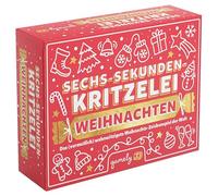 Gamely Six Second Doodle Christmas: The Fast, Incredibly Fun Drawing Game | A Family-Friendly Party Game for Children, Teenagers and Adults