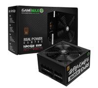 GameMax 850W Rampage Power Supply (No Power Cable inc.), Full-Modular, APFC, Japanese Tk Main Capacitor, 80 Plus Bronze, 88% Efficiency, 14cm Cooling Fan, Real Power Gaming | Black