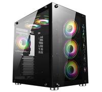 GameMax DS360 Mid-Tower ATX ARGB PC Gaming Case | Black