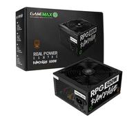 GameMax 600W Rampage Power Supply (No Power Cable inc.), Non-Modular, APFC, Japanese Tk Main Capacitor, 80 Plus Bronze, 88% Efficiency, 14cm Cooling Fan, Real Power Gaming | Black