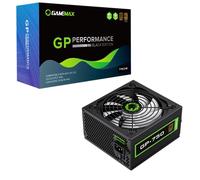 GameMax GP-Series 750W 80 Plus Bronze Power Supply - 750W GameMax GP-Series GP-750, Fully Wired, Single Rail, 54A, 140mm Fan, ATX PSU | Black
