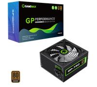 GameMax GP-Series 750W 80 Plus Bronze Power Supply - 750W GameMax GP-Series GP-750, Fully Wired, Single Rail, 54A, 140mm Fan, ATX PSU | Black