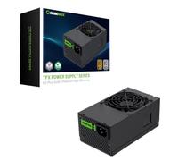GameMax GT-450G 450 Watt TFX Computer Power Supply For Mini PC With 80 Plus Gold, 80mm Silent Black Fan & One PCI-e Connector | Black