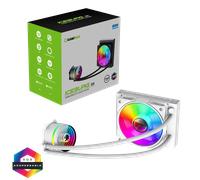 GameMax Iceburg 120mm RGB AIO Liquid CPU Cooler - White